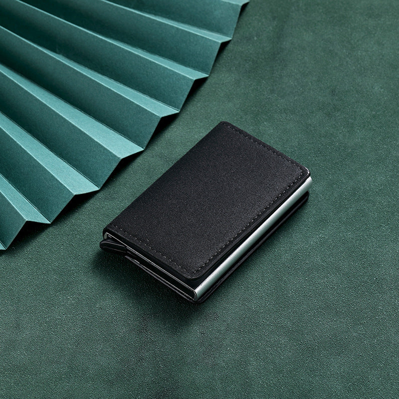 Women's & Men's & Metal Automatic Pop-up Cassette Refined Card Holder