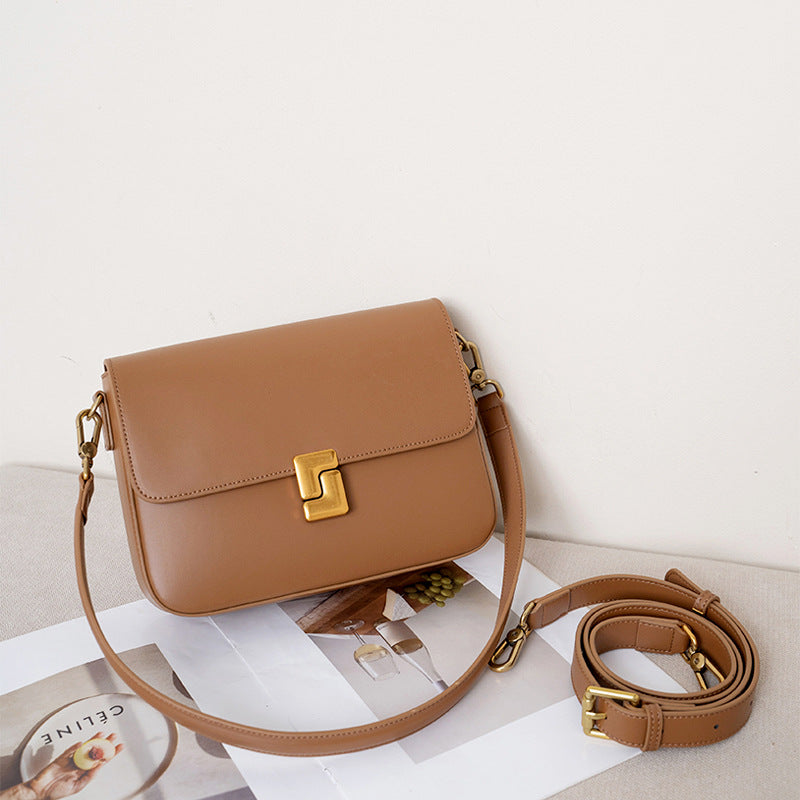 Women's Leather Pouch Korean Underarm Fashion High-grade Armpit Bags