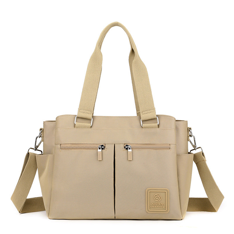 Women's Large Capacity Totes Simple Nylon Portable Shoulder Bags