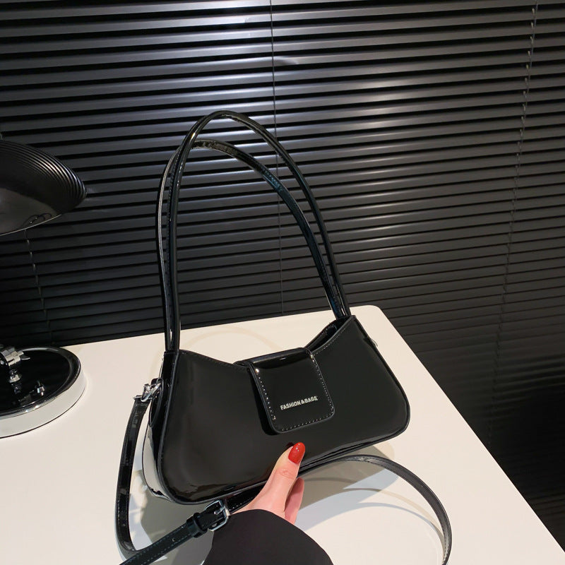 Women's Minority Design Underarm Simple Baguette Personality Bags