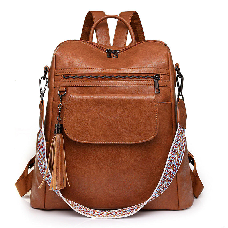 Women's Graceful Trendy Large Capacity Retro Backpacks