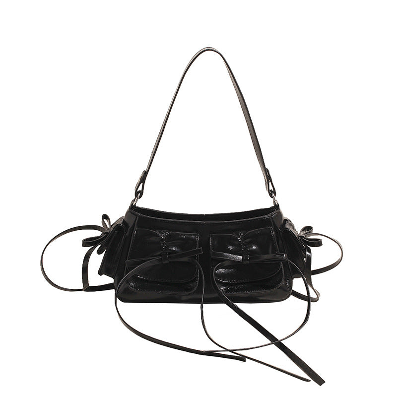 Design Korean Style Bow Underarm Female Shoulder Bags