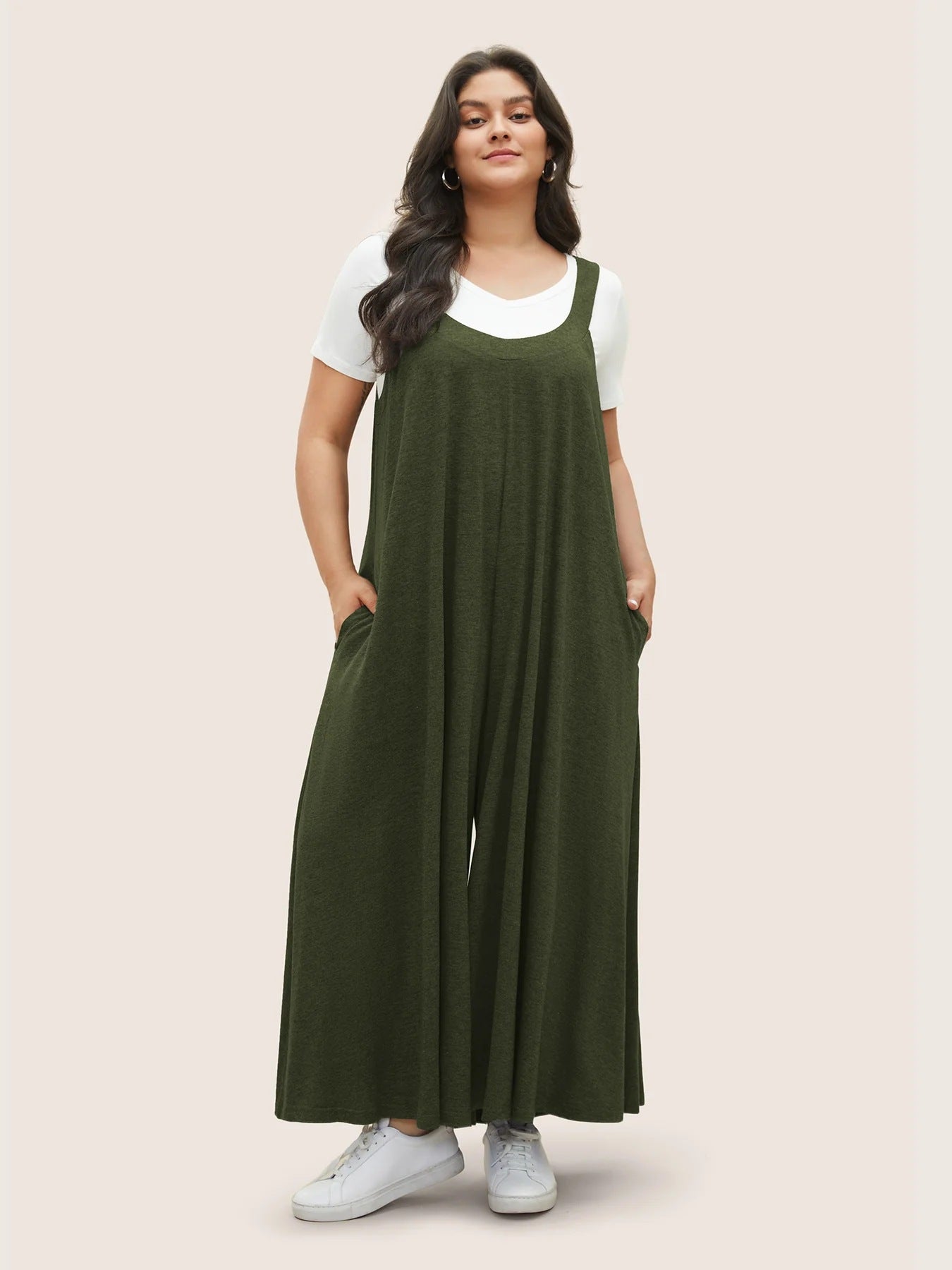 Attractive Popular Women's Loose Casual Culottes Jumpsuits