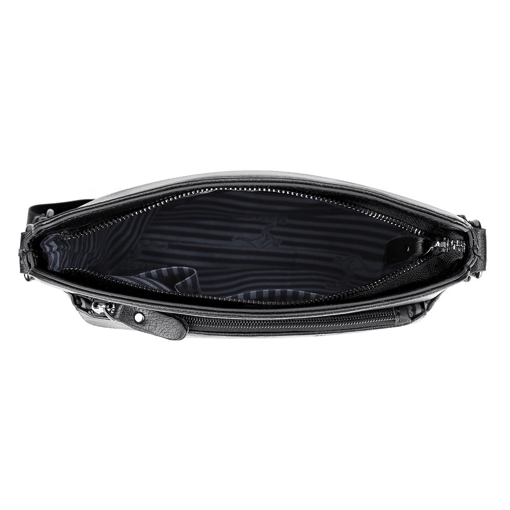Men's Kangaroo Leather Leisure Large Capacity Waterproof Men's Shoulder Bags