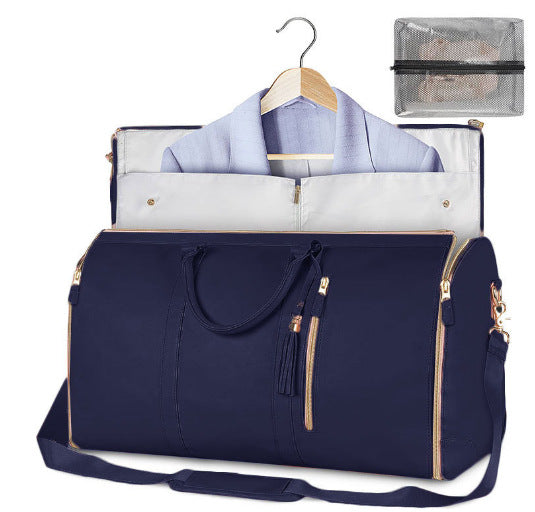 Women's Convenient Carry-on Garment Large Leather Canvas Travel Bags