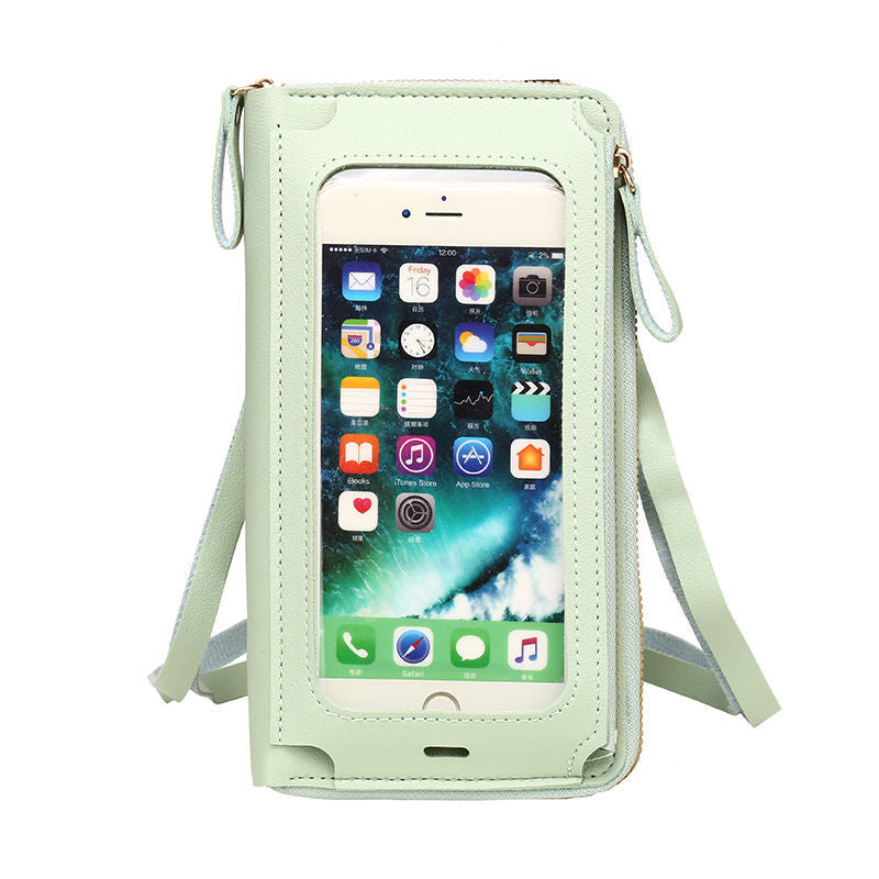 Women's Touch Screen Multiple Slots Portable Mini Purses