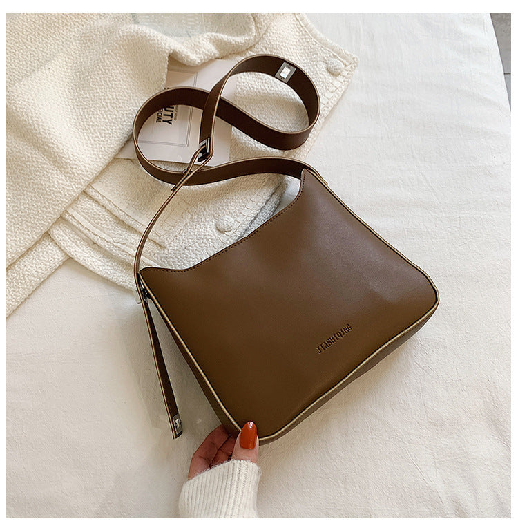 Women's Autumn Style High-grade Retro Minimalist Underarm Bags