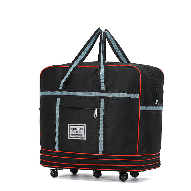 Capacity Air Consignment With Pulley Scalable Travel Bags