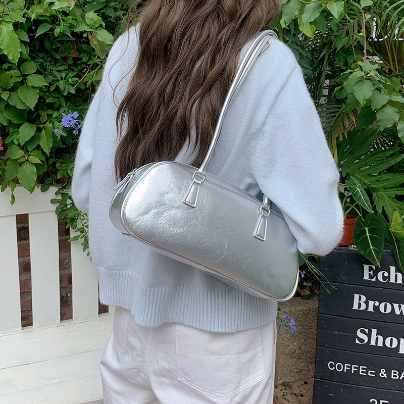 Women's Korean Style Spring Ballet Portable Fashionable Armpit Bags