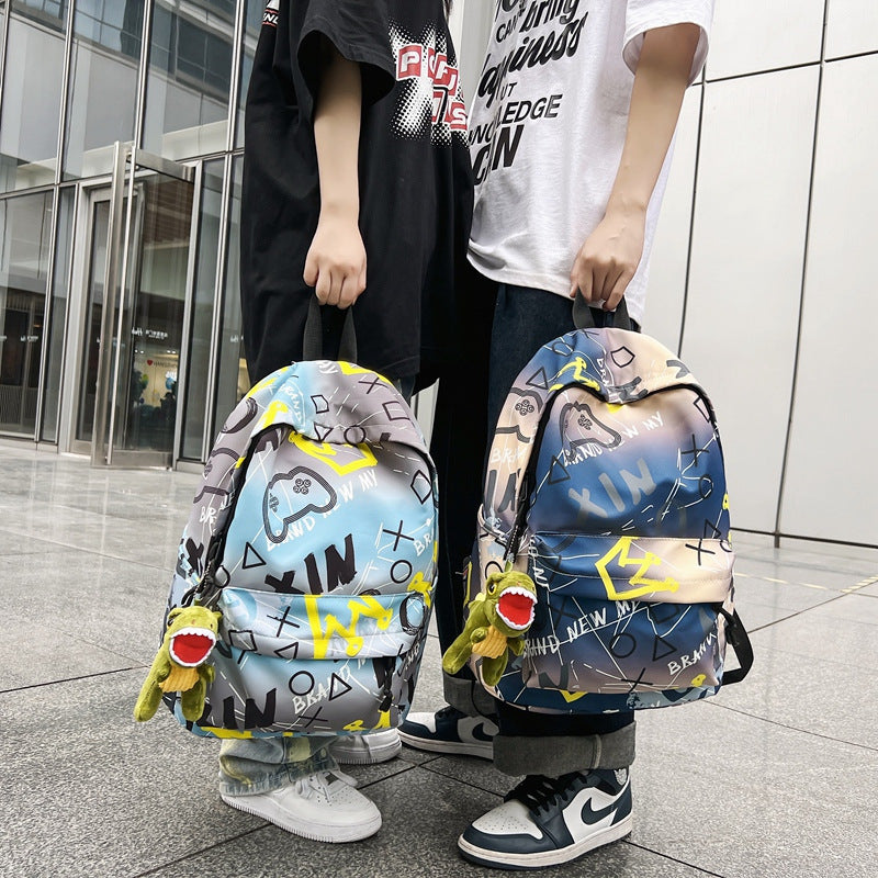 Men's Nylon Style High Trendy Cool Backpacks