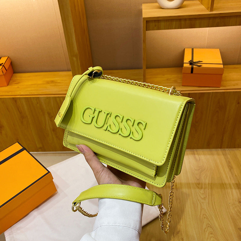 Women's New Trendy Fashionable Chain Alphabet Crossbody Bags