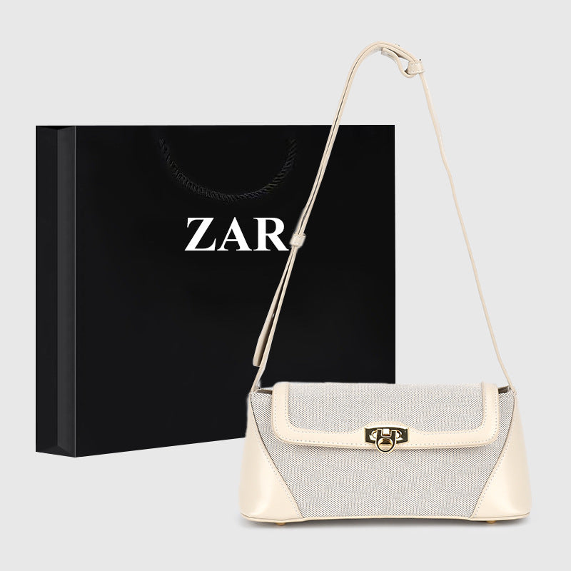 Women's Design Color Matching French Stick Underarm Armpit Bags