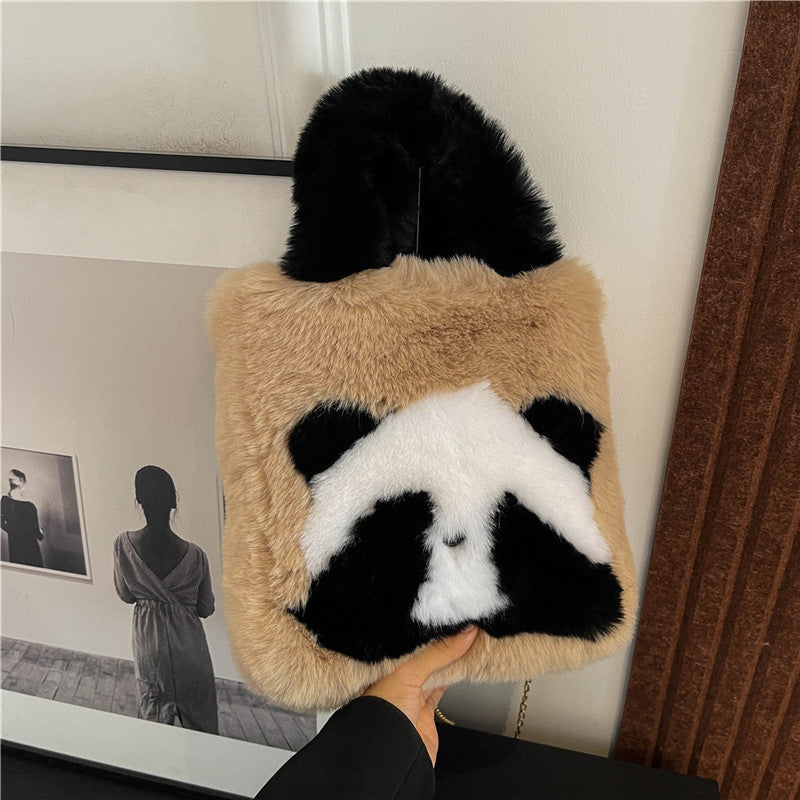 Women's Mini Fur Cute Hand Carrying Korean Crossbody Bags
