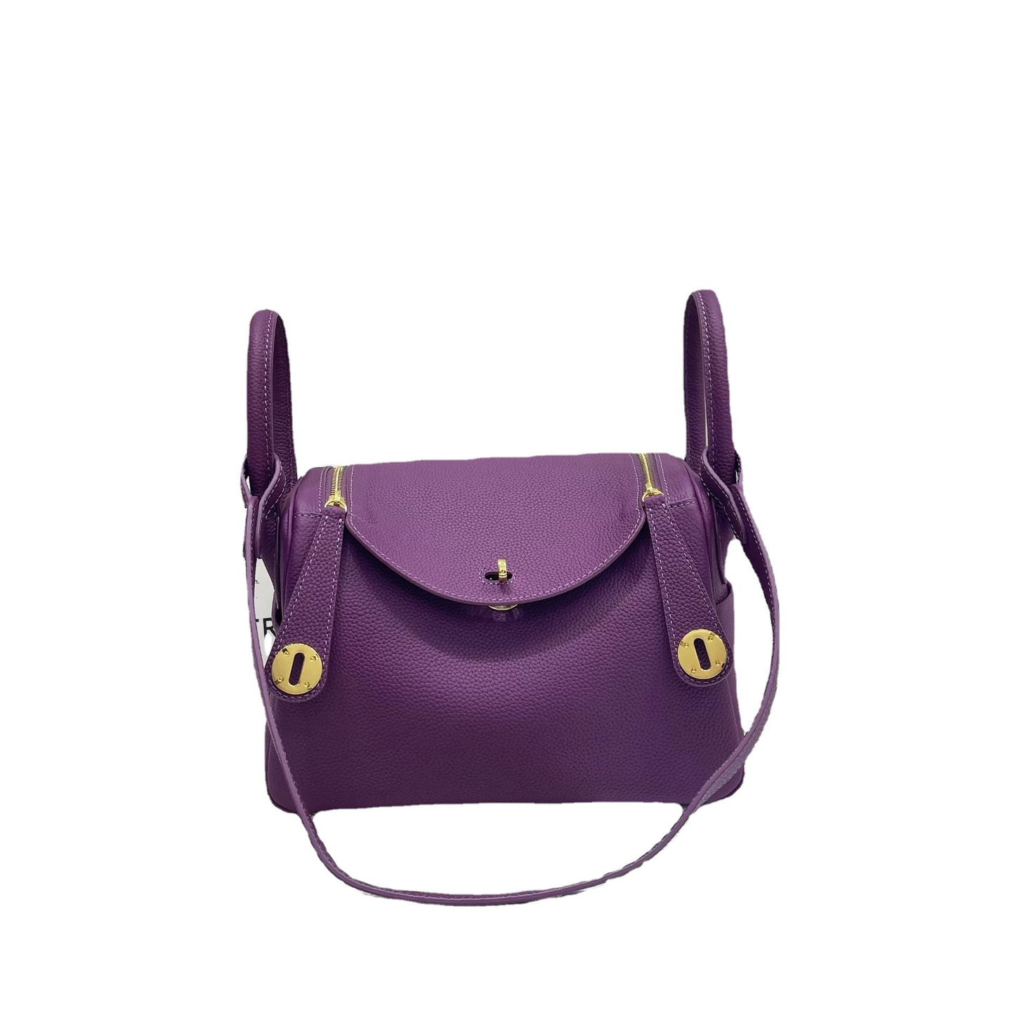 Women's Style Fashion Lychee Pattern Double Pull Shoulder Bags