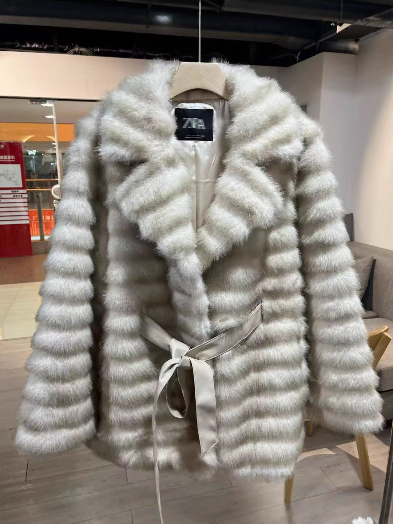 Fashion Tailored Collar Whole Leather Environmental Coats