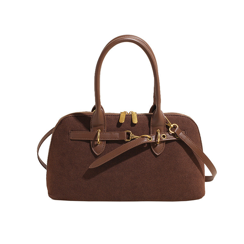 Women's Niche High-grade Hand Bowling Retro Fashion Shoulder Bags