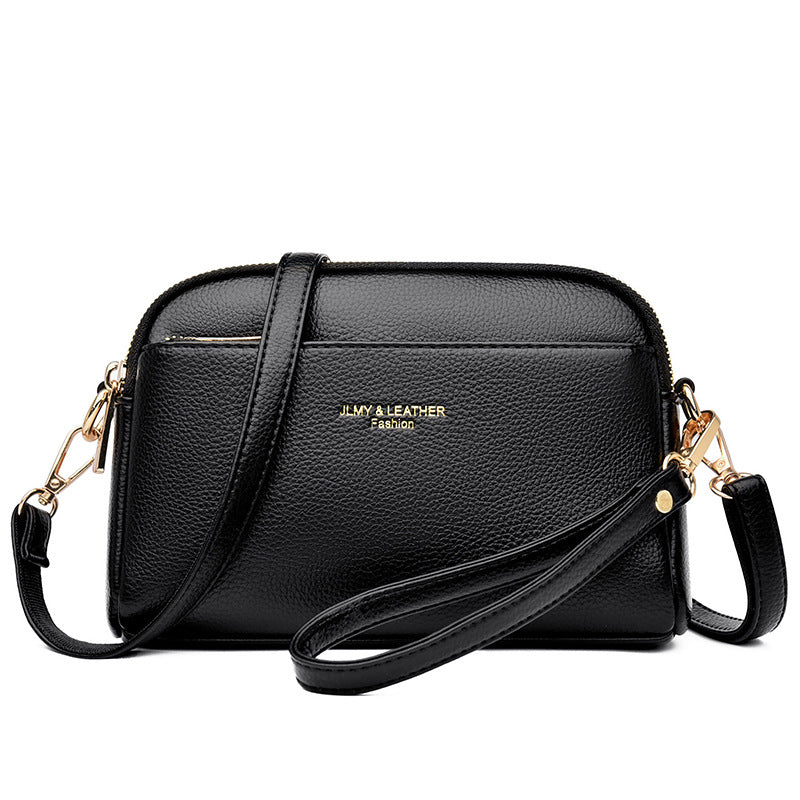 Women's High-grade Double Compartment Large Capacity Mobile Shoulder Bags