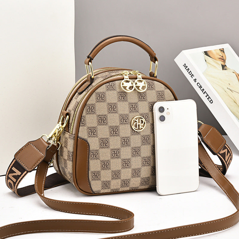 Women's Elegant Summer Round Printed Fashion Crossbody Bags