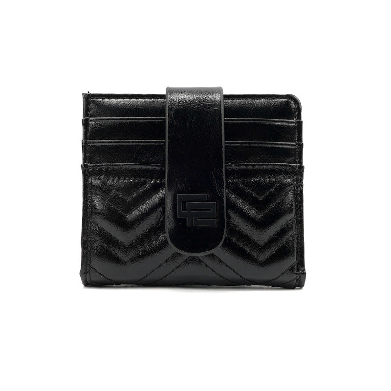 Fashion Embroidery Thread Female Multiple Slots Ladies Wallets