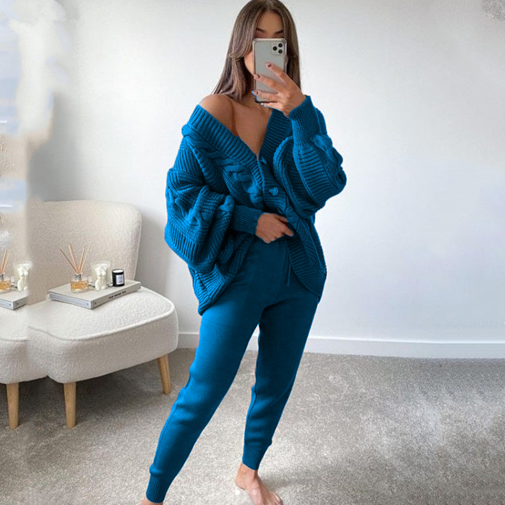 Women's Fashion Solid Color Slimming Long Sleeve Sweaters