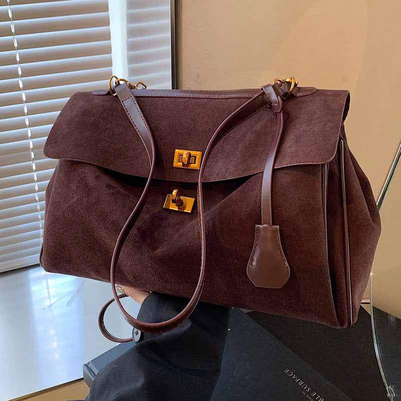 Women's Large Capacity Fashion Retro Commuter High-grade Shoulder Bags