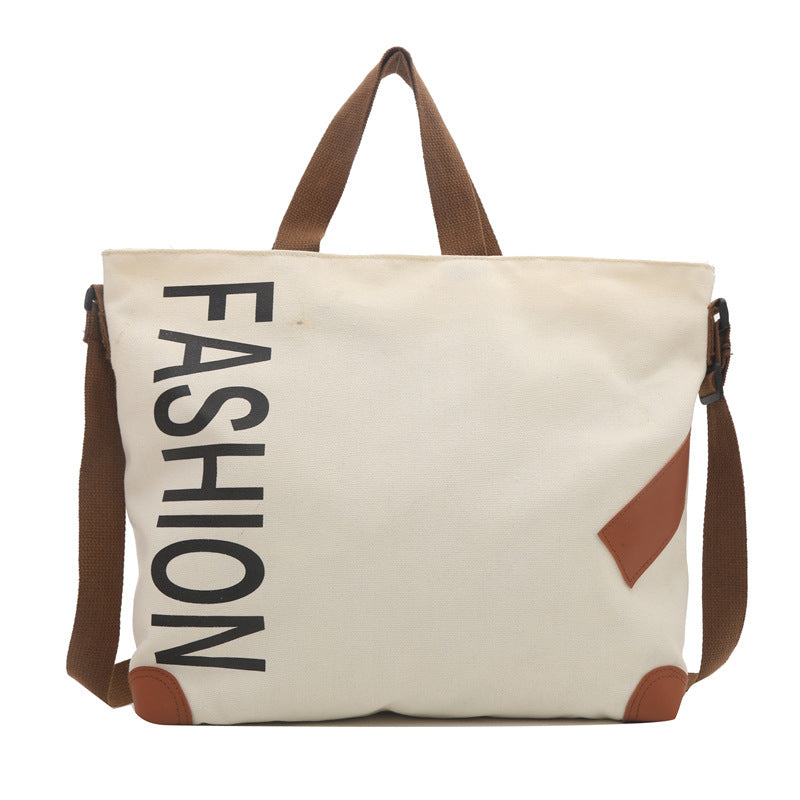 Women's Style Large Capacity Canvas Commuter Hand-held Crossbody Bags