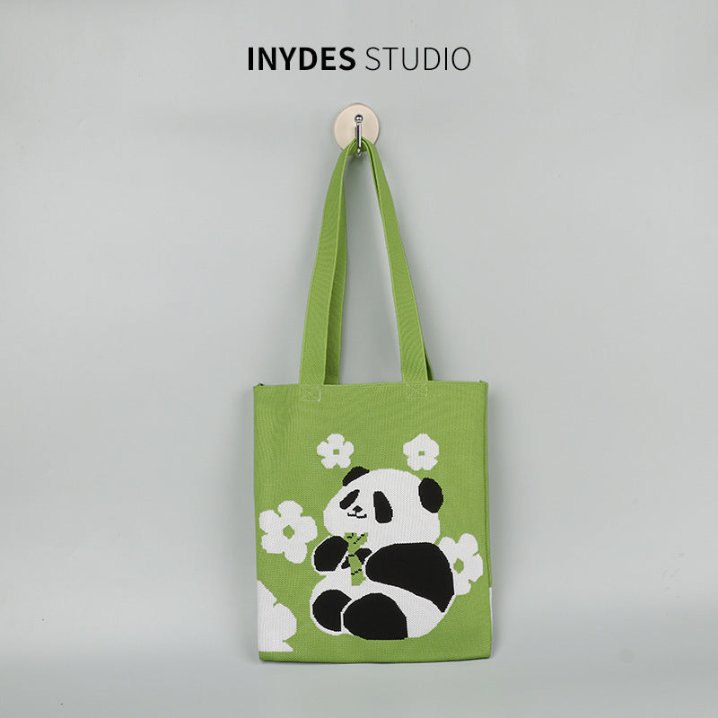 Panda Grandpa Super Large Shopping Big Handbags