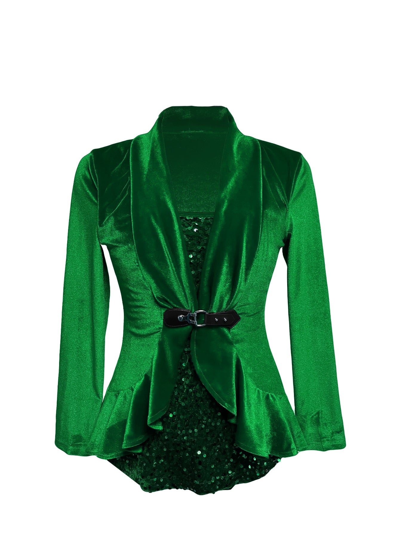 Slouchy Women's Sequin Stitching Two-piece For Women's T-shirt