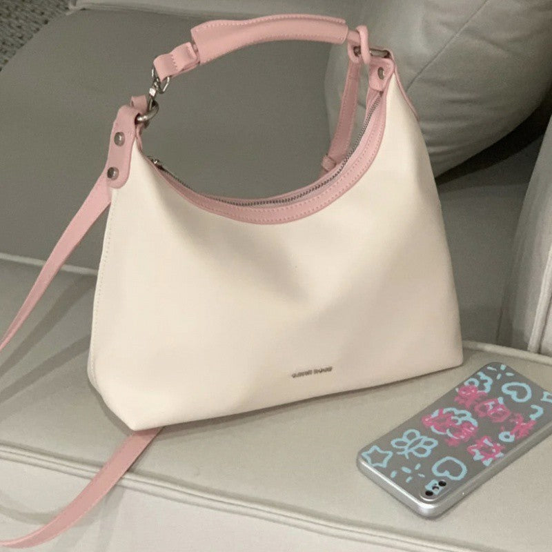 Women's Large Capacity Design Pink Commuter Portable Crossbody Bags