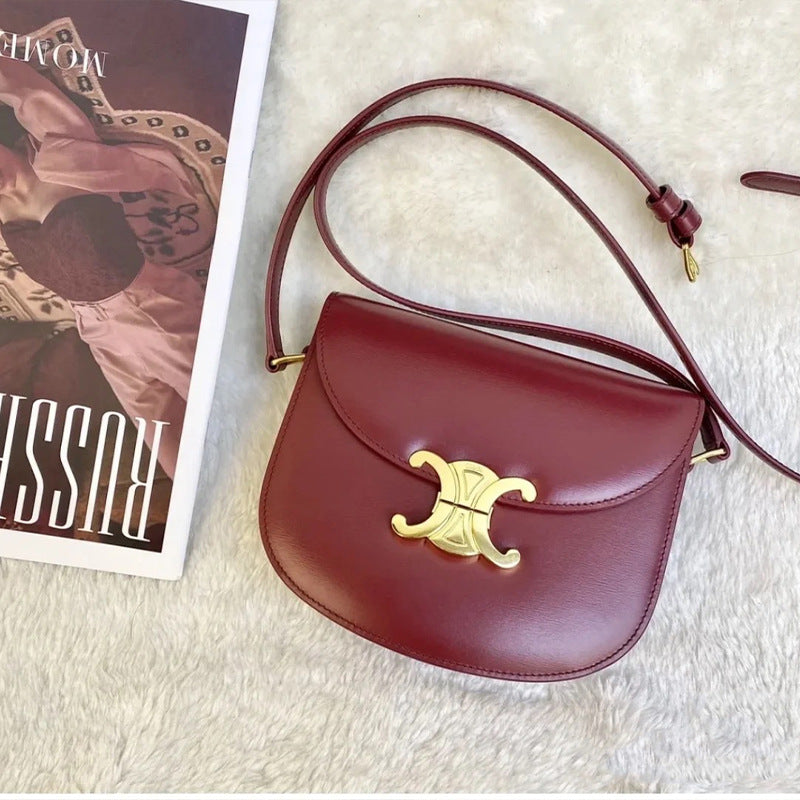 Women's Arc Saddle Niche Design High-grade Shoulder Bags