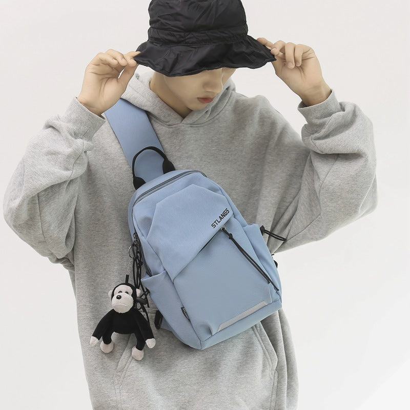 Women's & Men's Adjustable Fashion Simple Single Riding Trend Backpacks