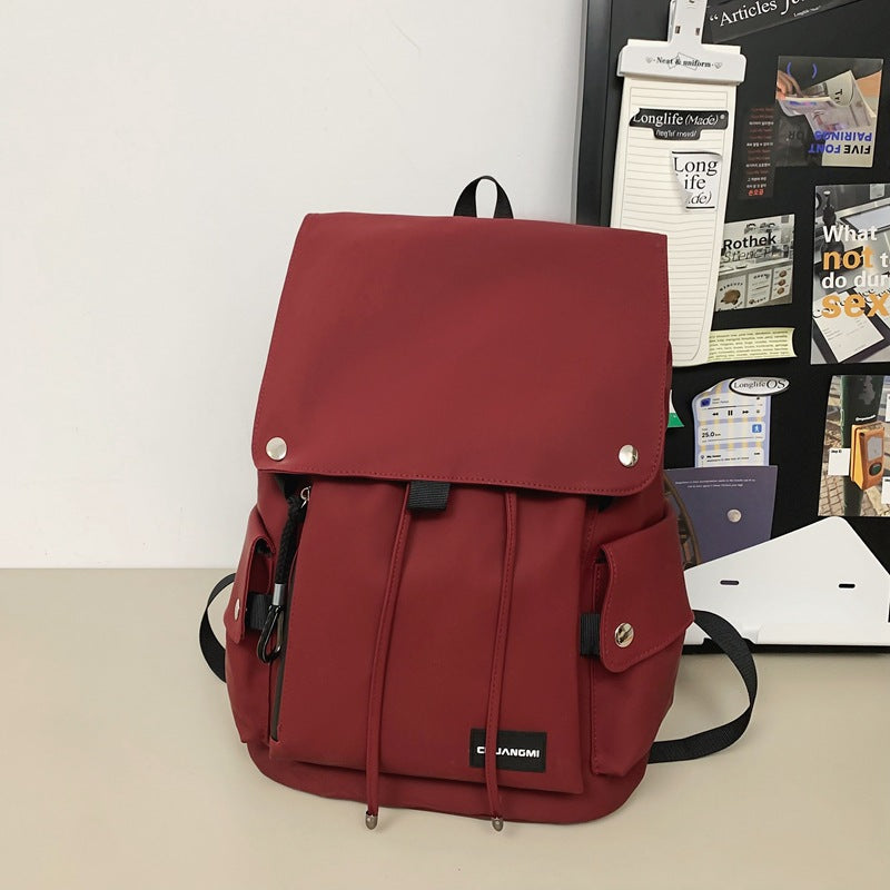 Men's Female Junior High College Fashion Tooling Backpacks