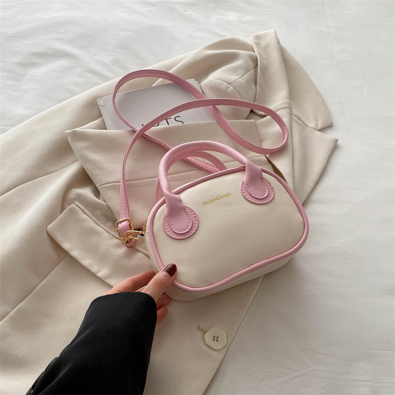 Women's Fashion Stitching Textured Spring For Shoulder Bags