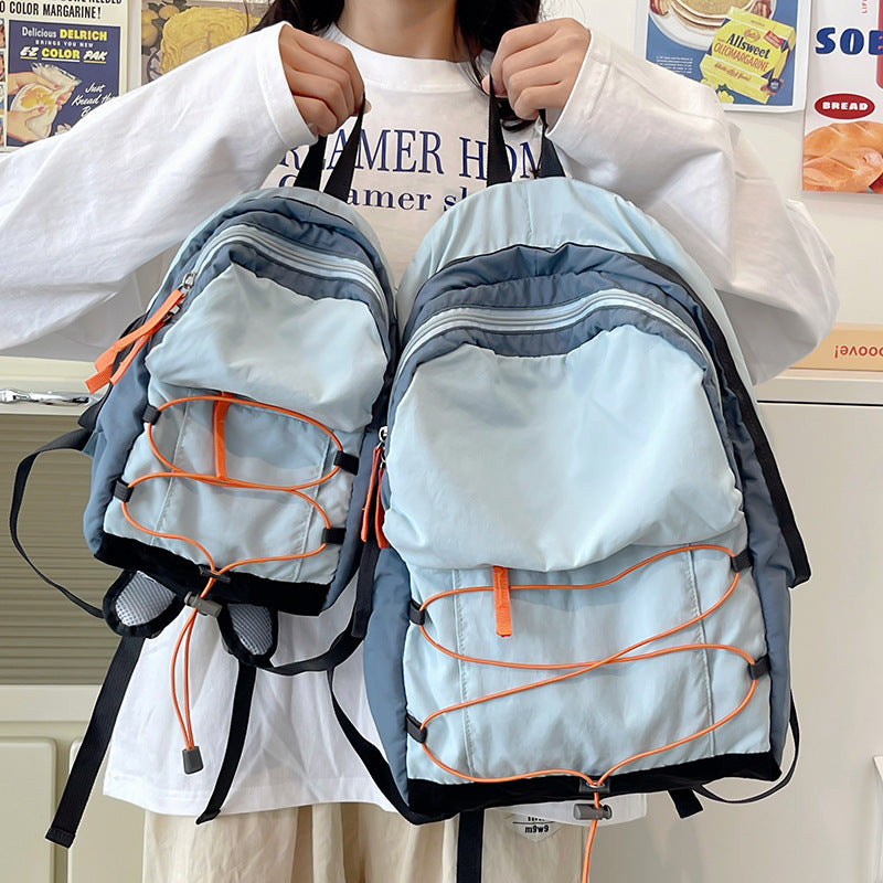 Women's & Men's & Contrast Color Hiking Picnic Retro Bags