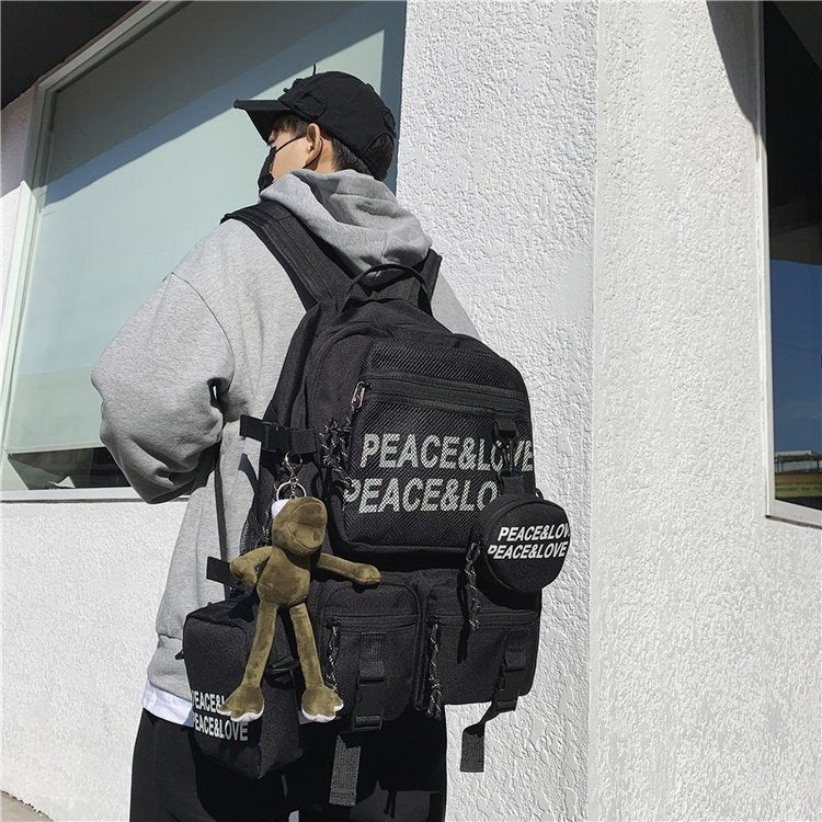 Large Capacity College Female Korean High Backpacks