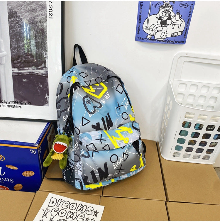 Men's Nylon Style High Trendy Cool Backpacks