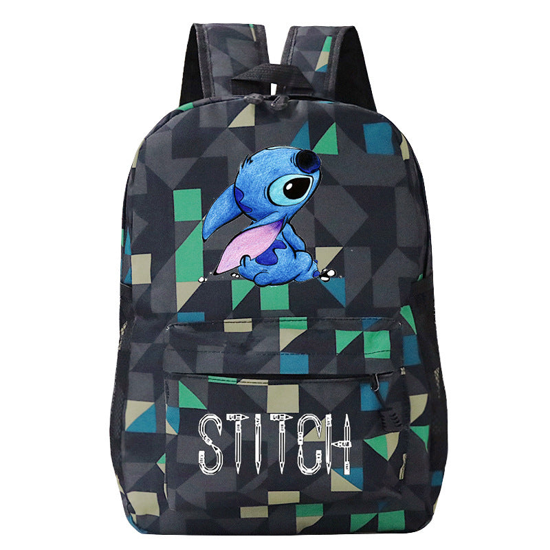 Star Stitch Cartoon Primary Secondary Grade Backpacks