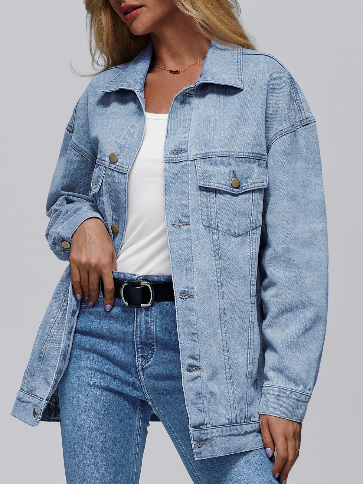 Women's Creative Denim Casual Loose Autumn Jackets