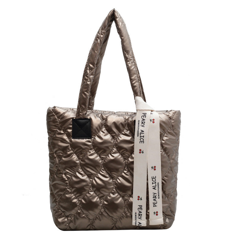 Winter Fashion Embroidery Clothes Commuter Portable Bags