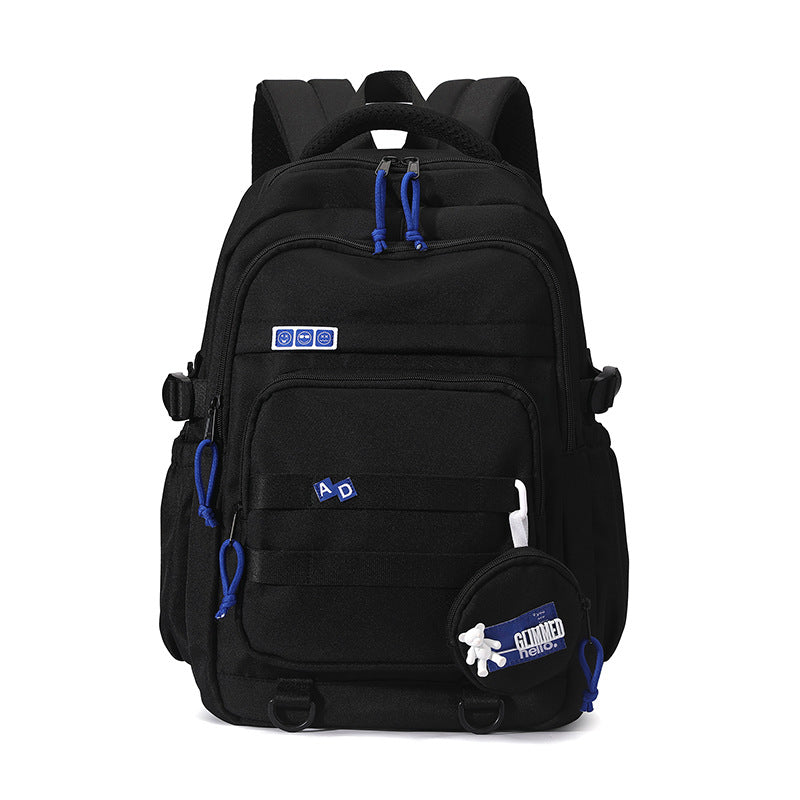 Nylon Boys Artistic Burden Alleviation Large Backpacks