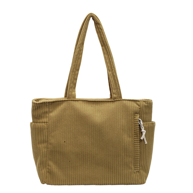 Women's Autumn Versatile Large Capacity Retro Simple Shoulder Bags