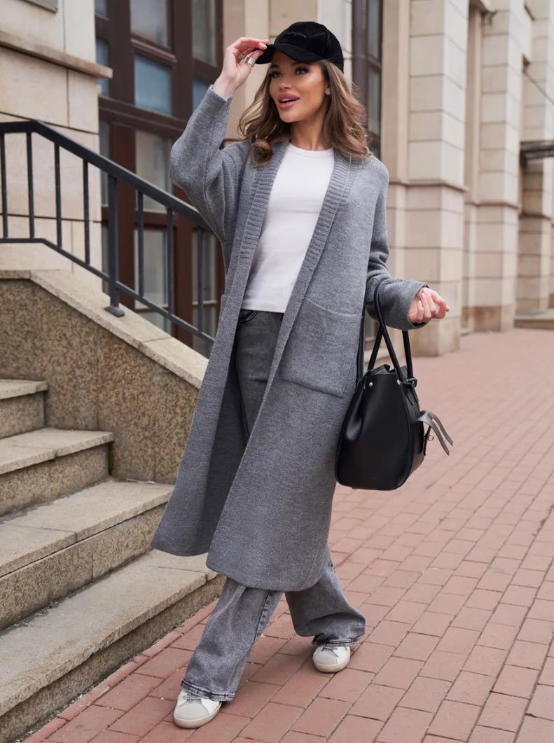 Women's Knitted Idle Style Long Below The Sweaters