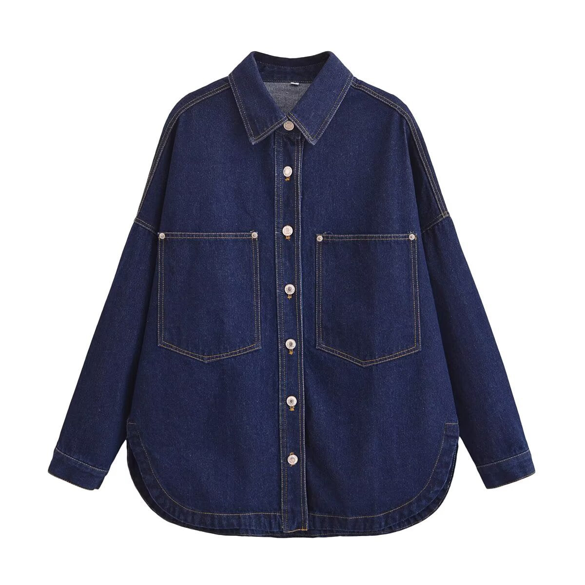Women's Spring City Leisure Washed-out Denim Jackets