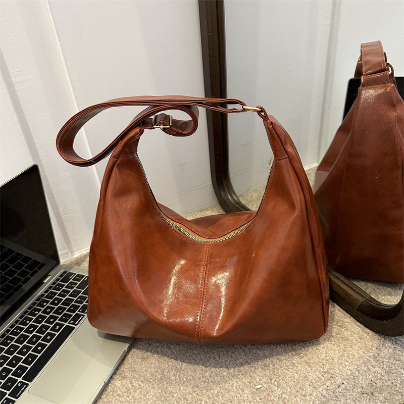 Women's Minority Simple Underarm Large Capacity Fashion Tote Bags