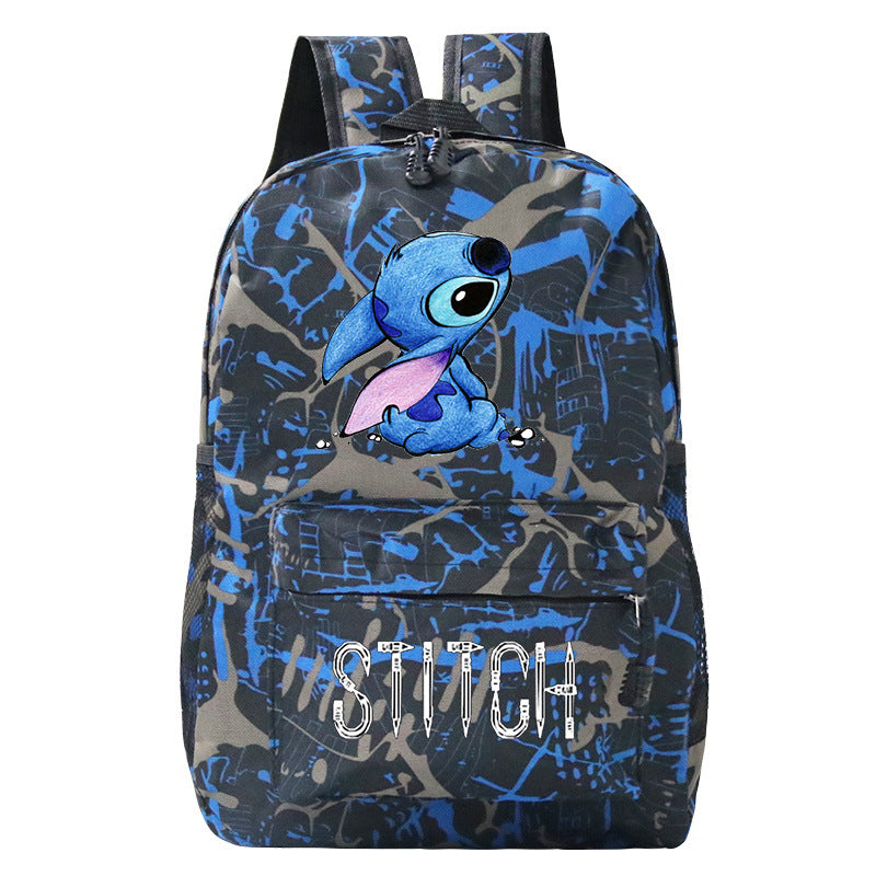 Star Stitch Cartoon Primary Secondary Grade Backpacks