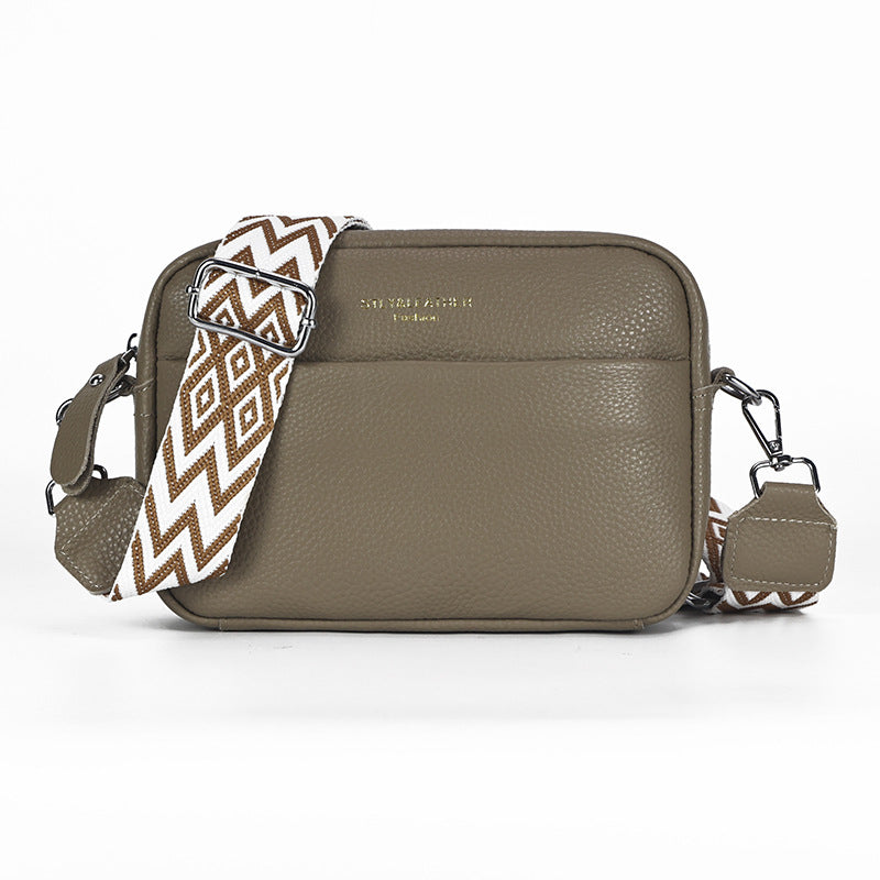 Women's First Layer Cowhide Waterproof Simple Genuine Bags