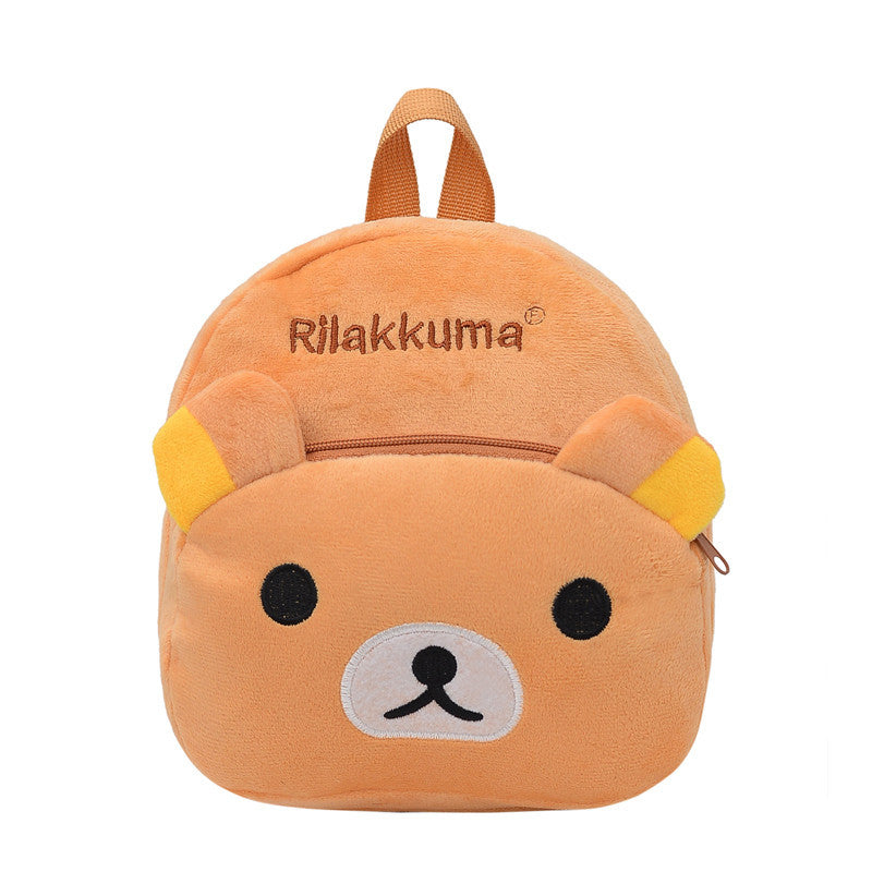 Classy Cute For Boys Cartoon Plush Backpacks