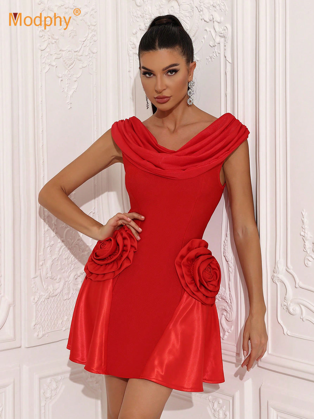 Women's A- Line Dress Solid Color Sleeveless Dresses