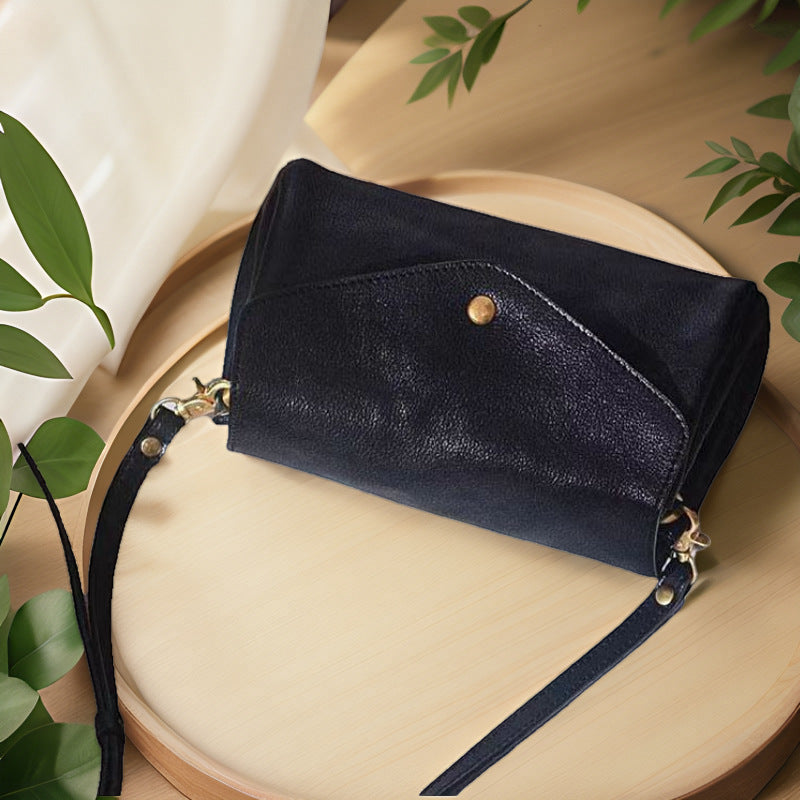 Versatile Women's Vintage Cowhide Leather Mini Crossbody Bags