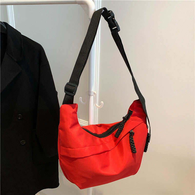 Women's Nylon Dumplings Trendy Lightweight Underarm Minority Crossbody Bags